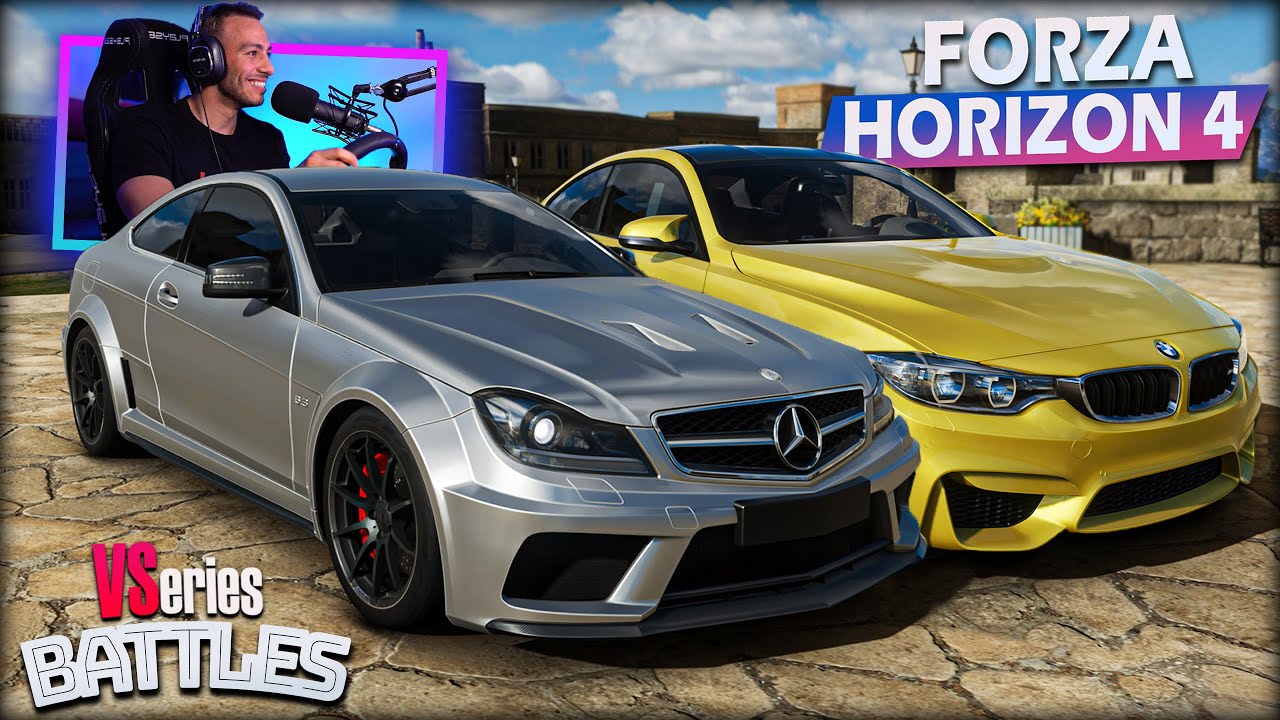 BMW M4 VS C63 AMG BLACK | FORZA HORIZON 4 BATTLES !!!