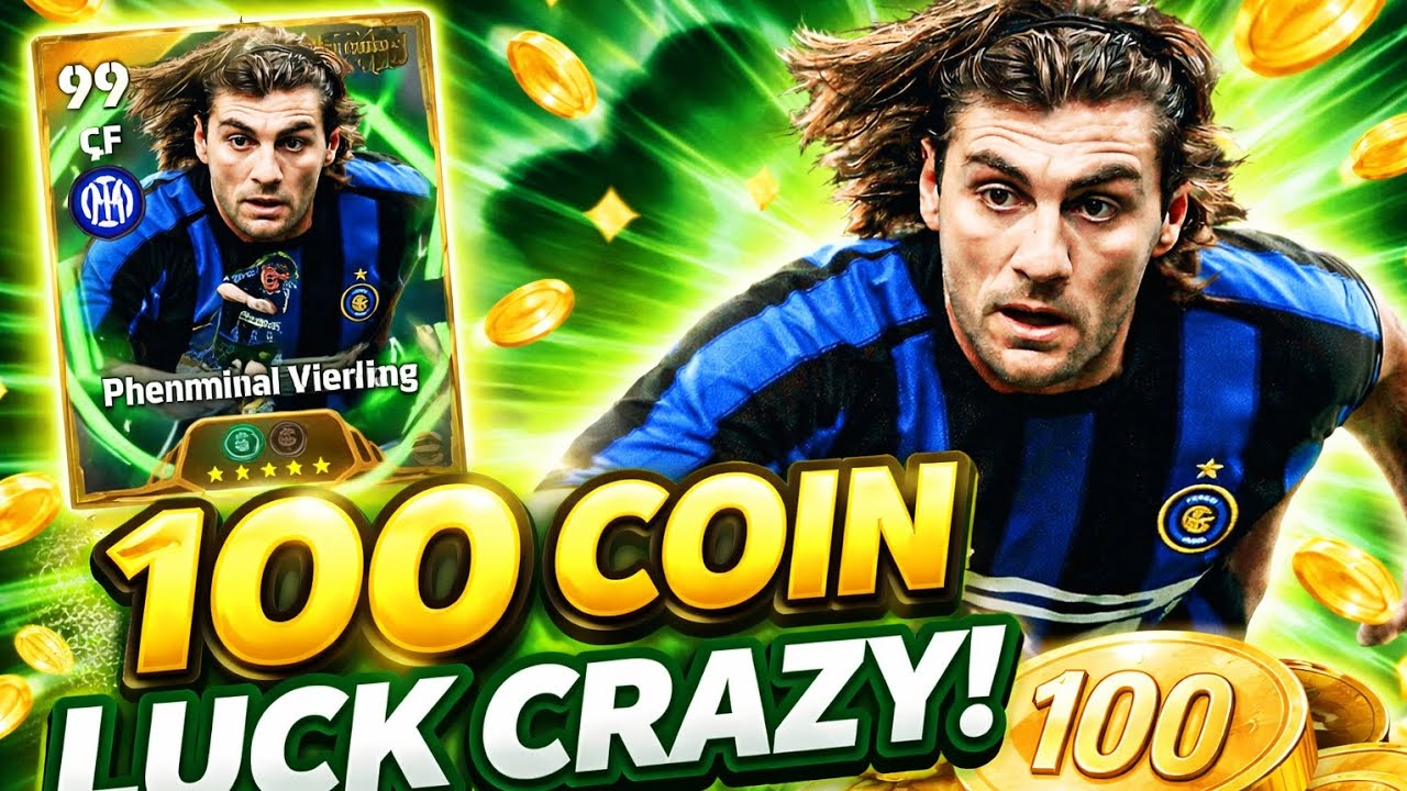 Christian Vieri Pack Opening! This 100 coin Luck for me is crazy ! 😱 #efootball #gaming 