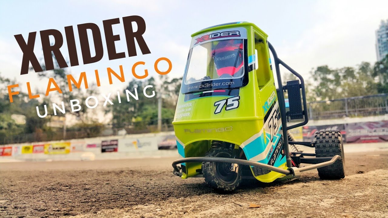 X-Rider 1/8 Flamingo Unboxing 火鳥嘟嘟 特技三輪車 開箱 (中文  粵語)
