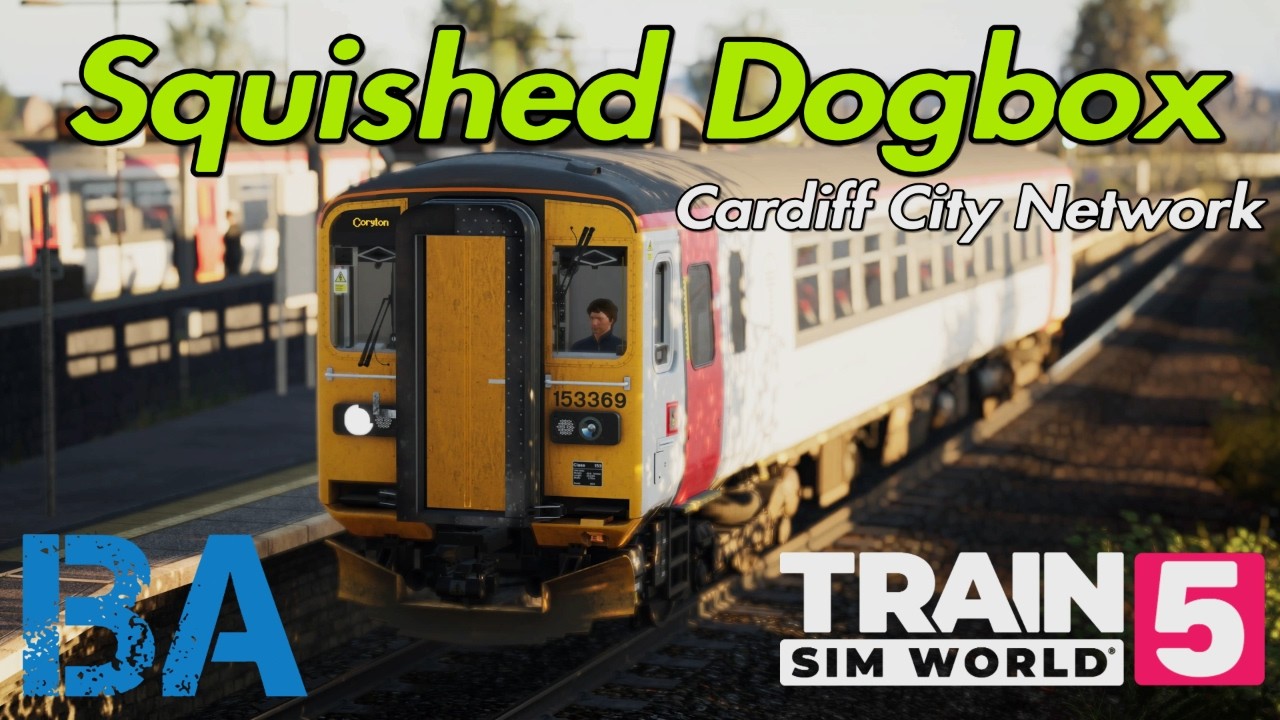 Squished Dogbox - TfW Class 153 - NEW UK WELSH Route - Train Sim World 5