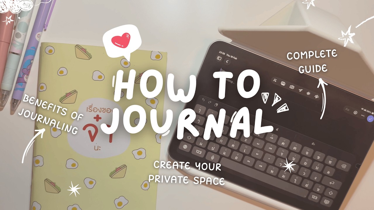 เขียนอะไรใน Journal ᝰ✍🏻.ᐟ ต่างจาก diary ยังไง? + bonus tips ✩