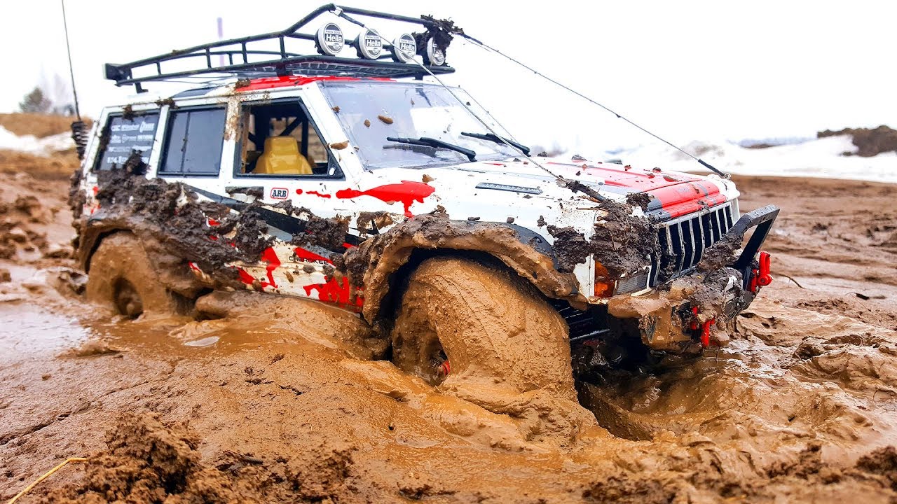 RC Cars Extreme Mud OFF Road Spring – Axial SCX10 ii   Jeep Cherokee, Hummer H2 — Extreme Pictures