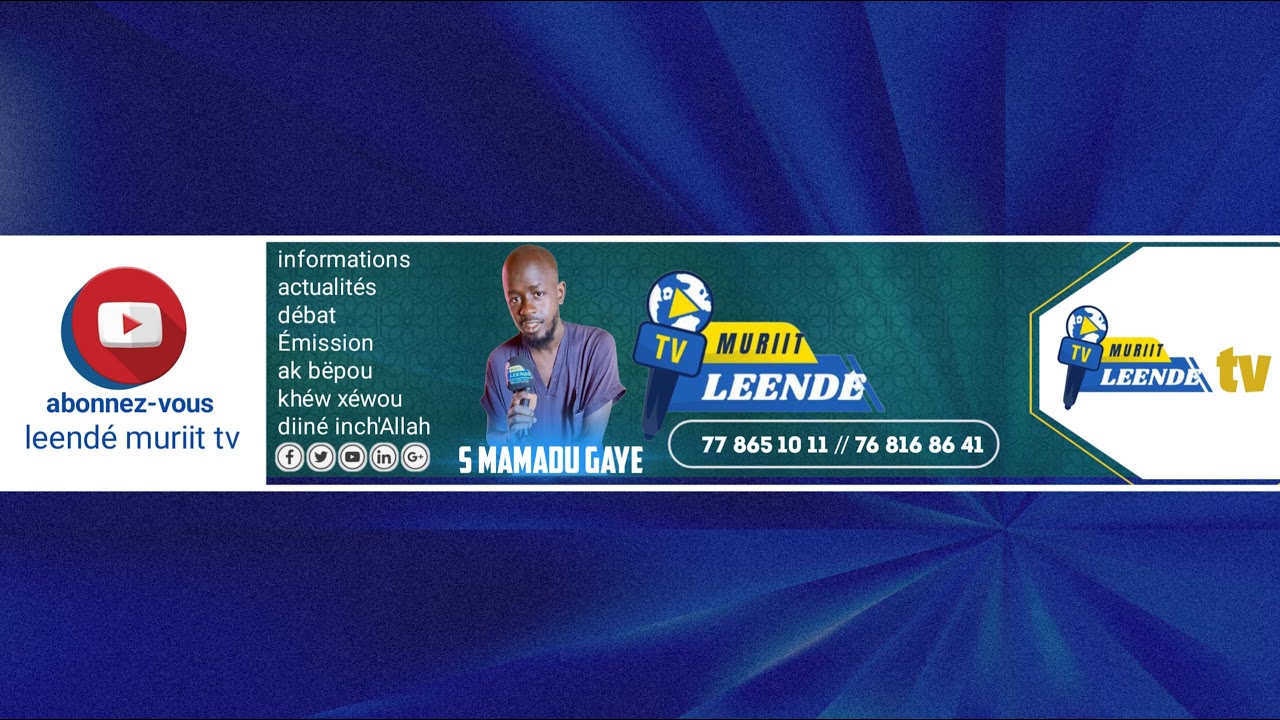 Diffusion en direct de LEENDE MURIIT TV