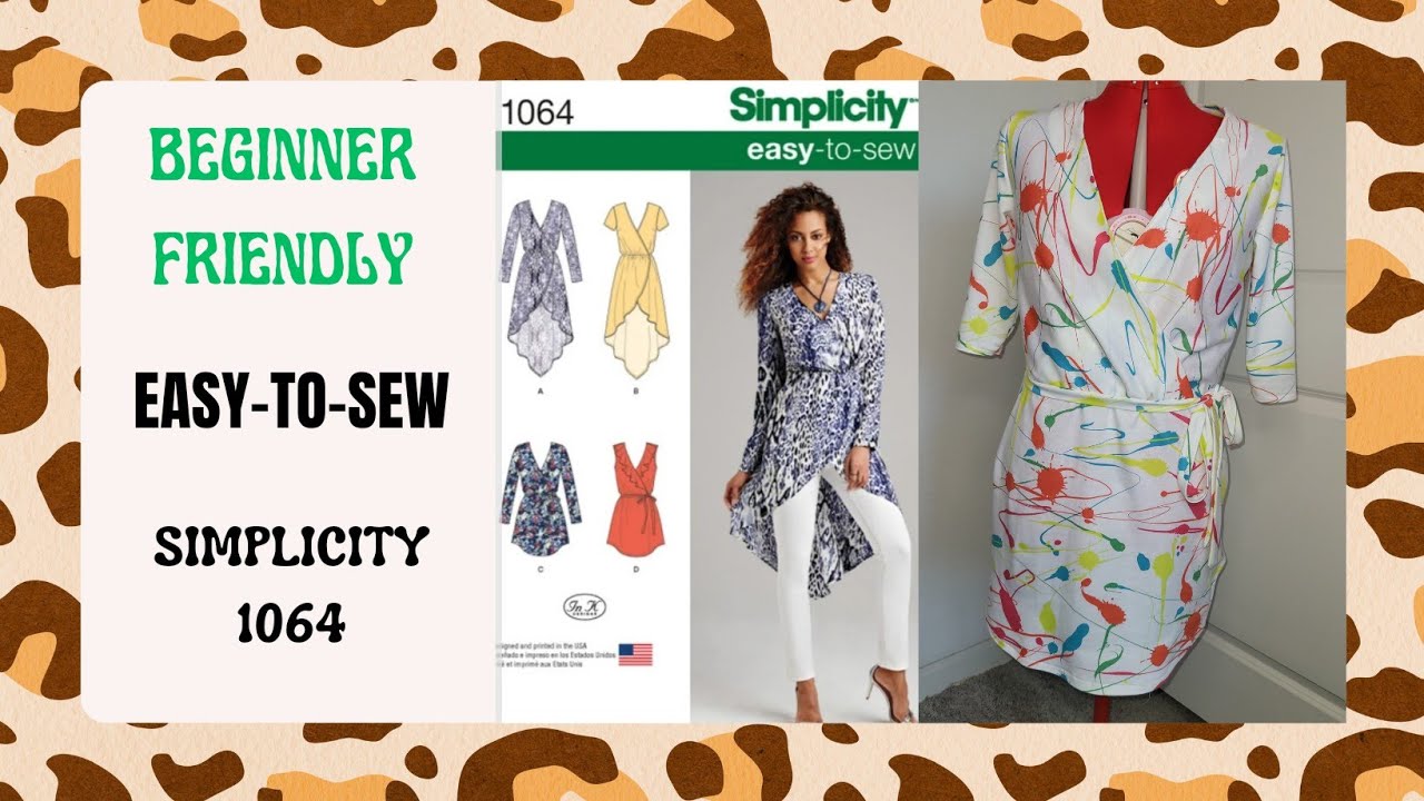 #106: I love this fabric BUT... | Pattern Review Simplicity 1064