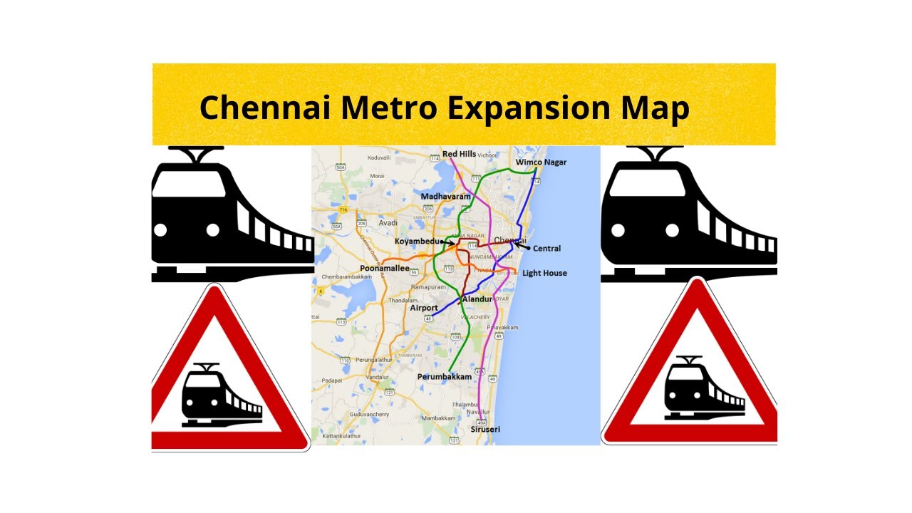 Chennai Metro Train Phases Route detailed view | chennai metro | namma metro |  சென்னை மெட்ரோ