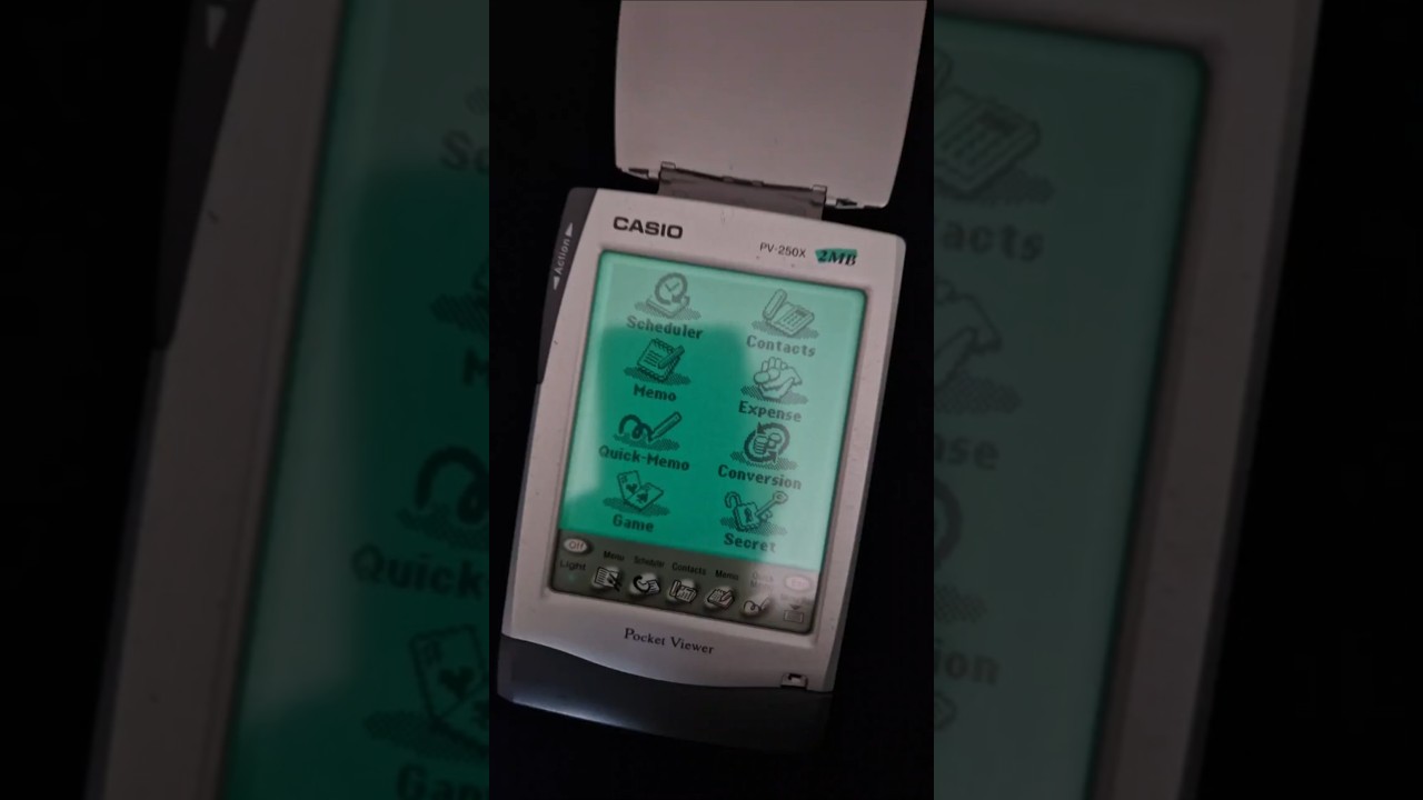 Casio Pocket Viewer PDA osobisty asystent cyfrowy #casio #pda #lata90