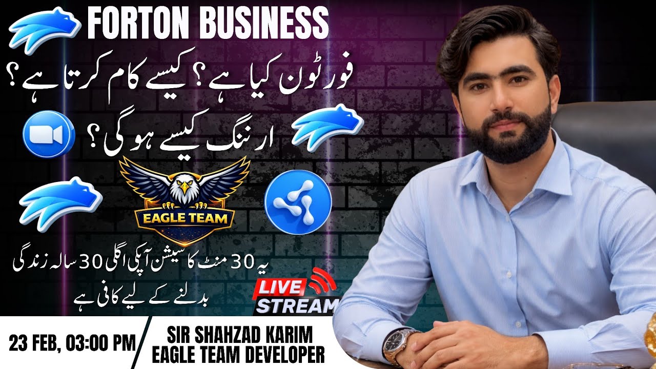 Forton Complete Plan Explained By Sir Shahzad Karim| Forton Business