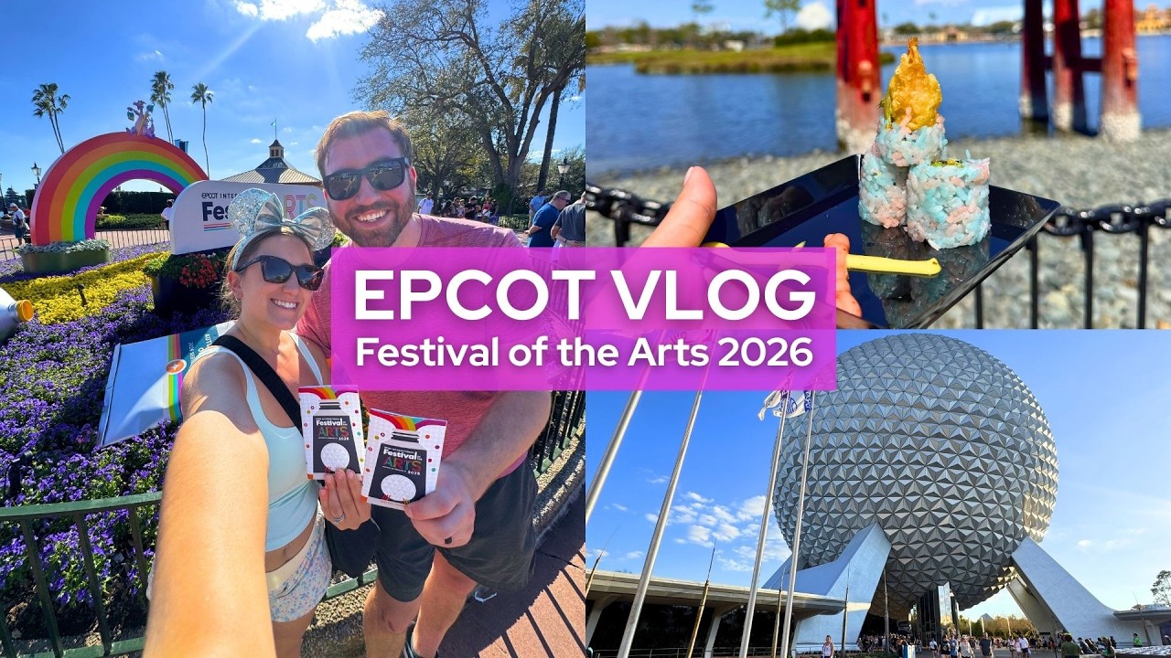 Final Weekend of EPCOT Festival of the Arts! 🎨 Disney World Vlog