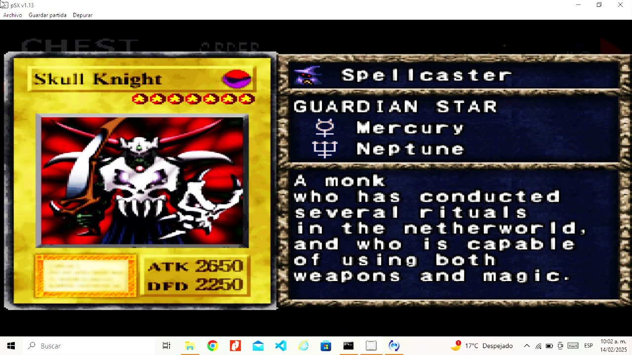 Como Conseguir Skull Knight en Yu Gi Oh Forbidden Memories ! RAPIDO Y FACIL !