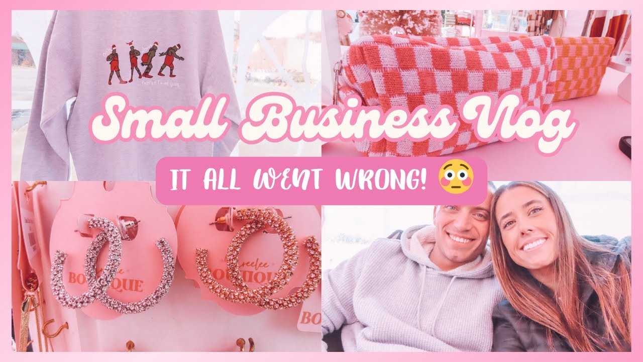 Small Business Vlog | Market Prep | Pop Up Shop | Studio Vlog | Boutique | Christmas Market | Sales