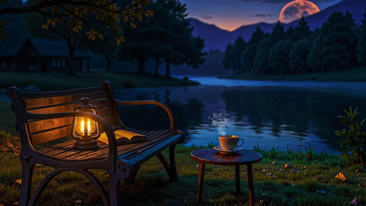 Peaceful Worship Instrumental with Night Sounds | Instrumental Music for Meditation, Rest
