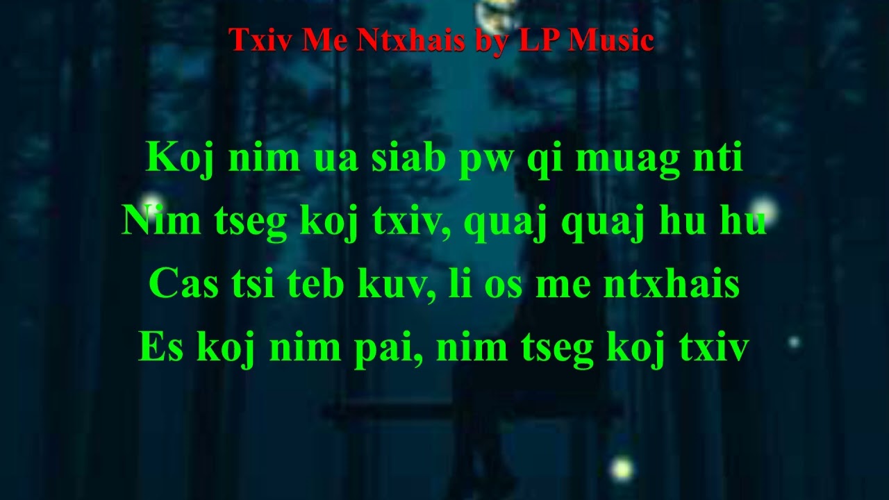 Txiv Me Ntxhais by LP Music  | Instrumental | Karaoke