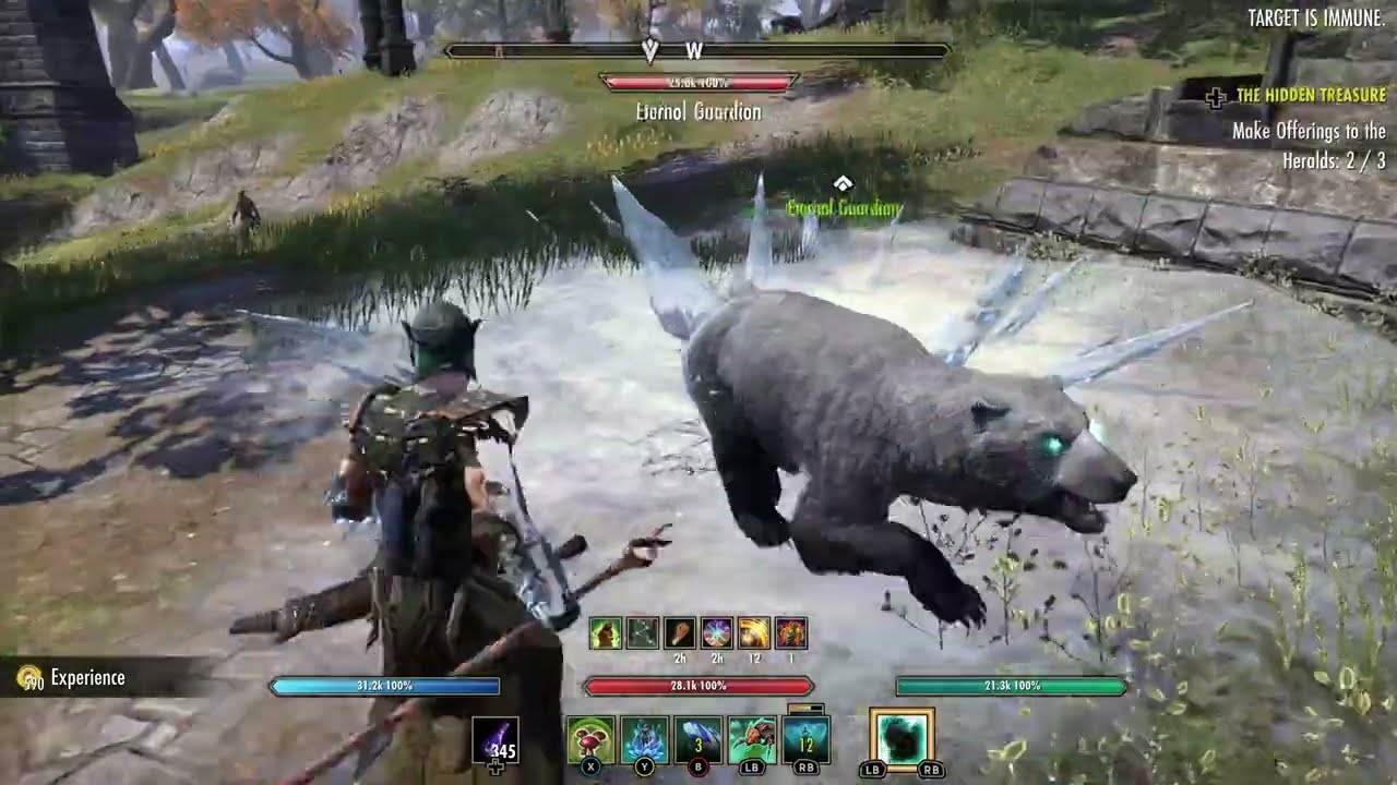 ESO Gameplay 2022 (Xbox Series X) Glenumbra - Hidden Treasure [4K 60FPS HDR]
