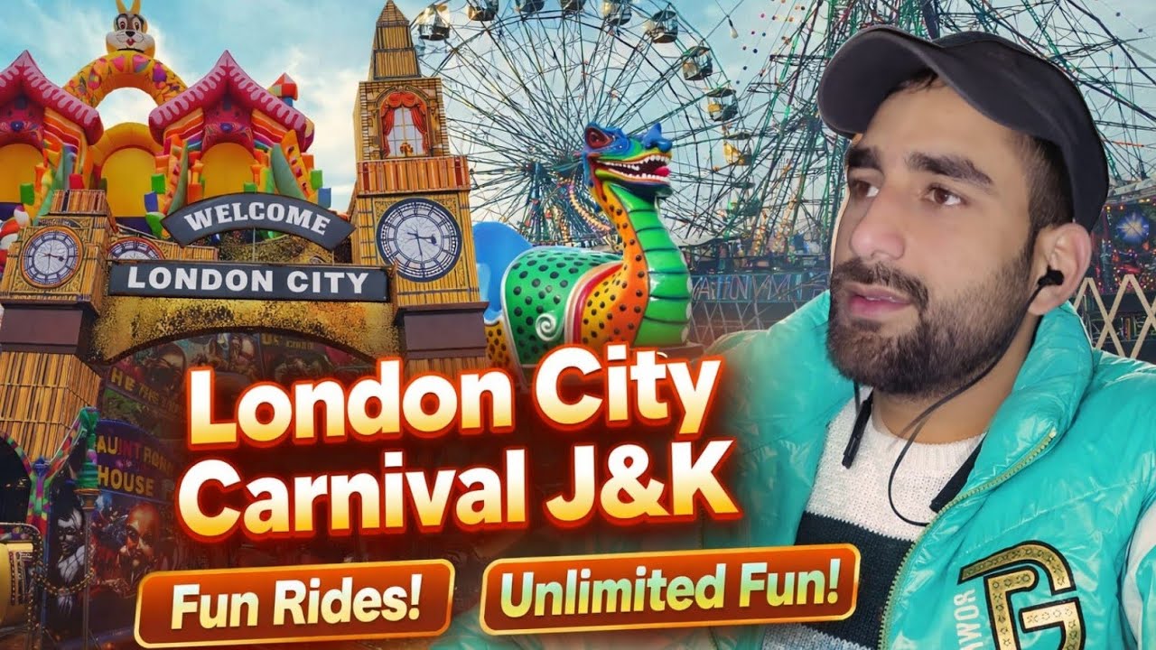 London City Carnival J&K 🎡 Full Mela Tour | Amazing Rides, Food & Fun 😍