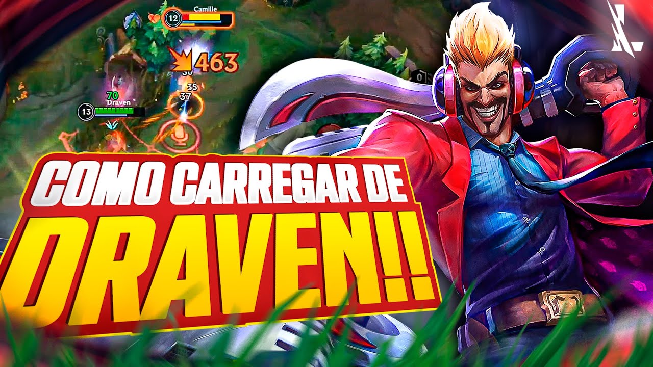 ADC QUE OPRIME MUITO O EARLY GAME DRAVEN !! |  LoL Wild Rift