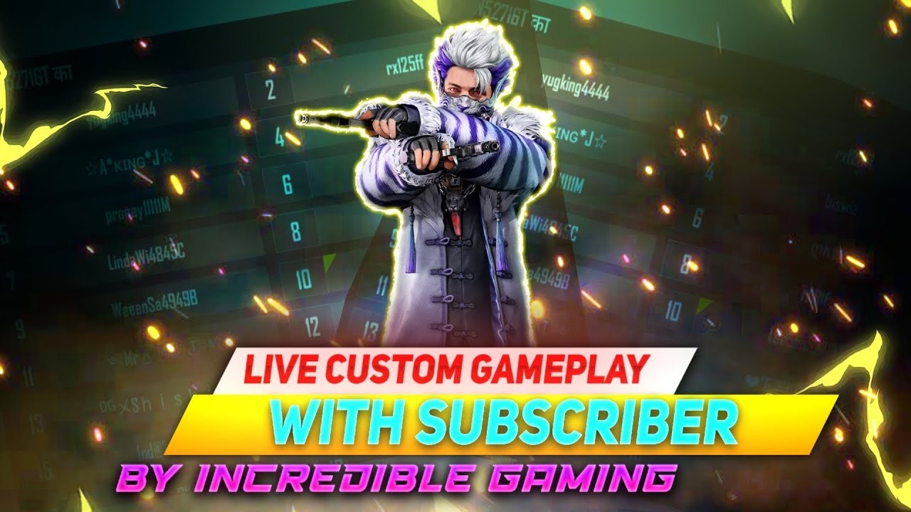 FREE FIRE LIVE CUSTOM ROOM | FF LIVE GIVEAWAY ? 🗿 ❤️ #freefire #fflive #freefire