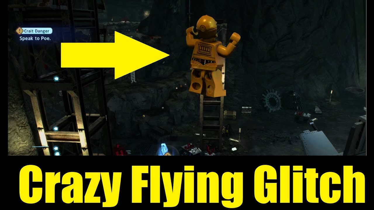 Crazy Flying Glitch | Lego Star Wars: The Skywalker Saga