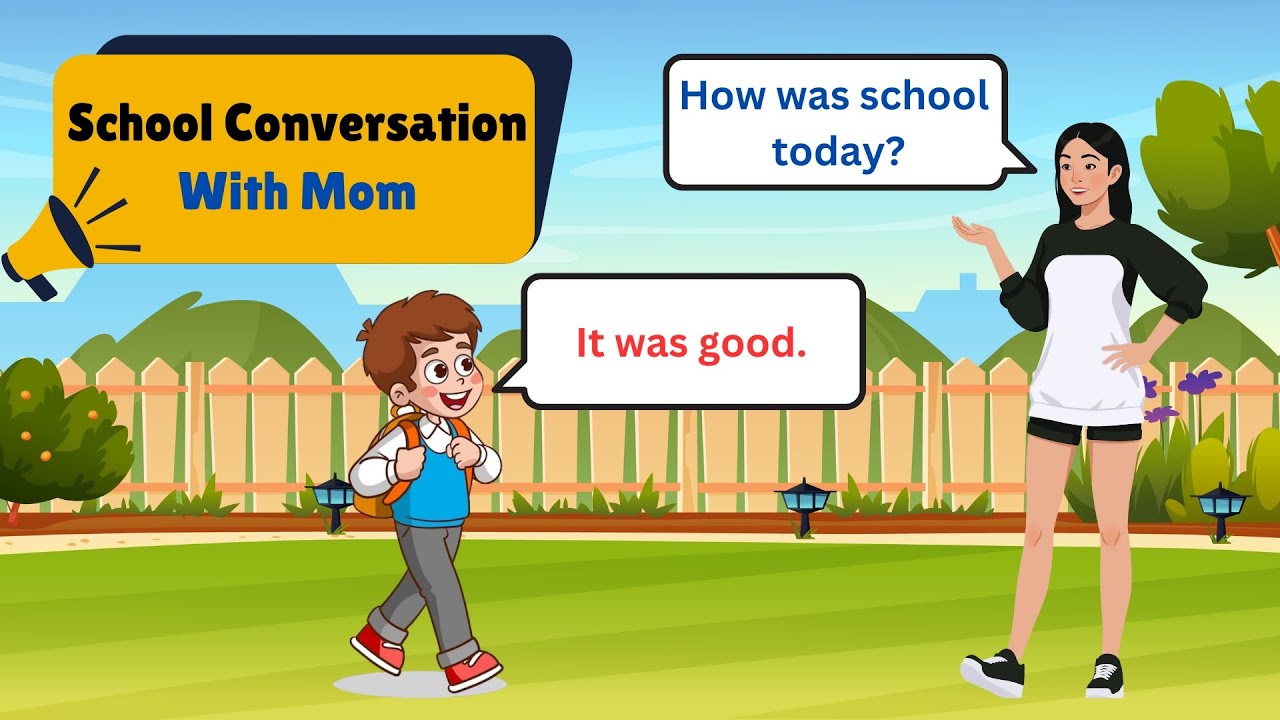 After School Chat: Simple Conversations Between Mom and Son