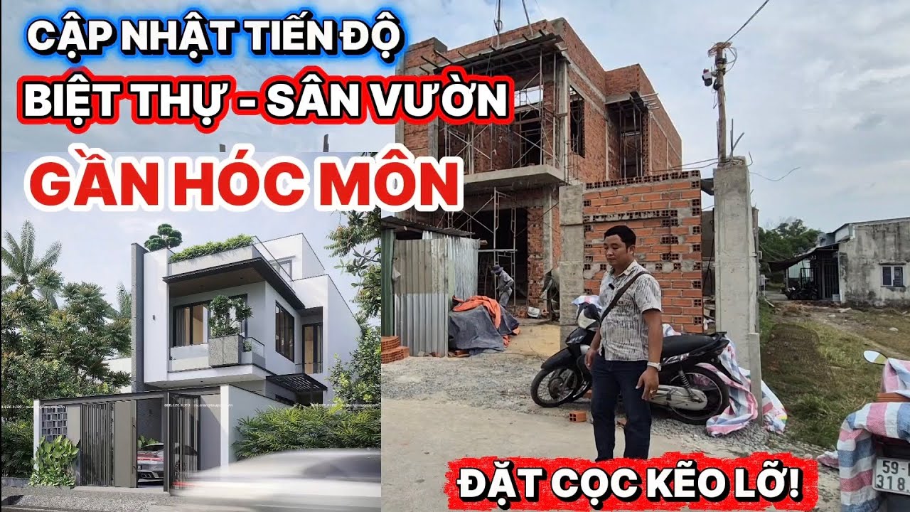 🔥 Biệt Thự Hiện Đại Sân Vườn 10x29m Gần Hóc Môn | Xem Phần Thô – Đặt Cọc Ngay!