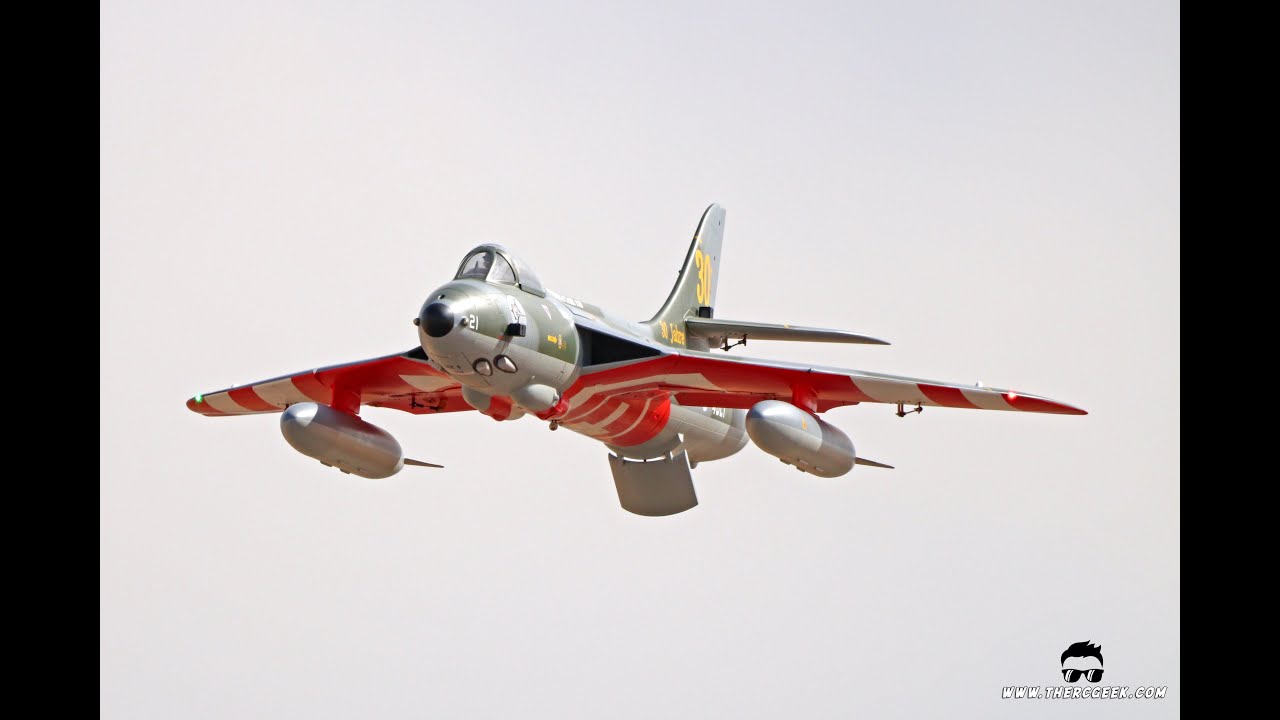 Large Scale Hawker Hunter (Top RC Model) -- US Scale Masters Championships 2019