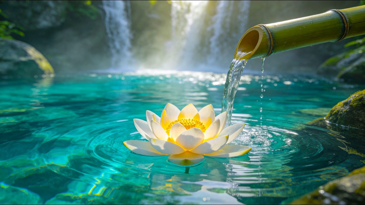 🌊 Tranquil Water Flow Music | Deep Relaxation & Stress Healing Ambience