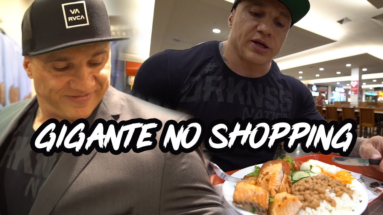 UM DIA DE GIGANTE NO SHOPPING COM GIGA