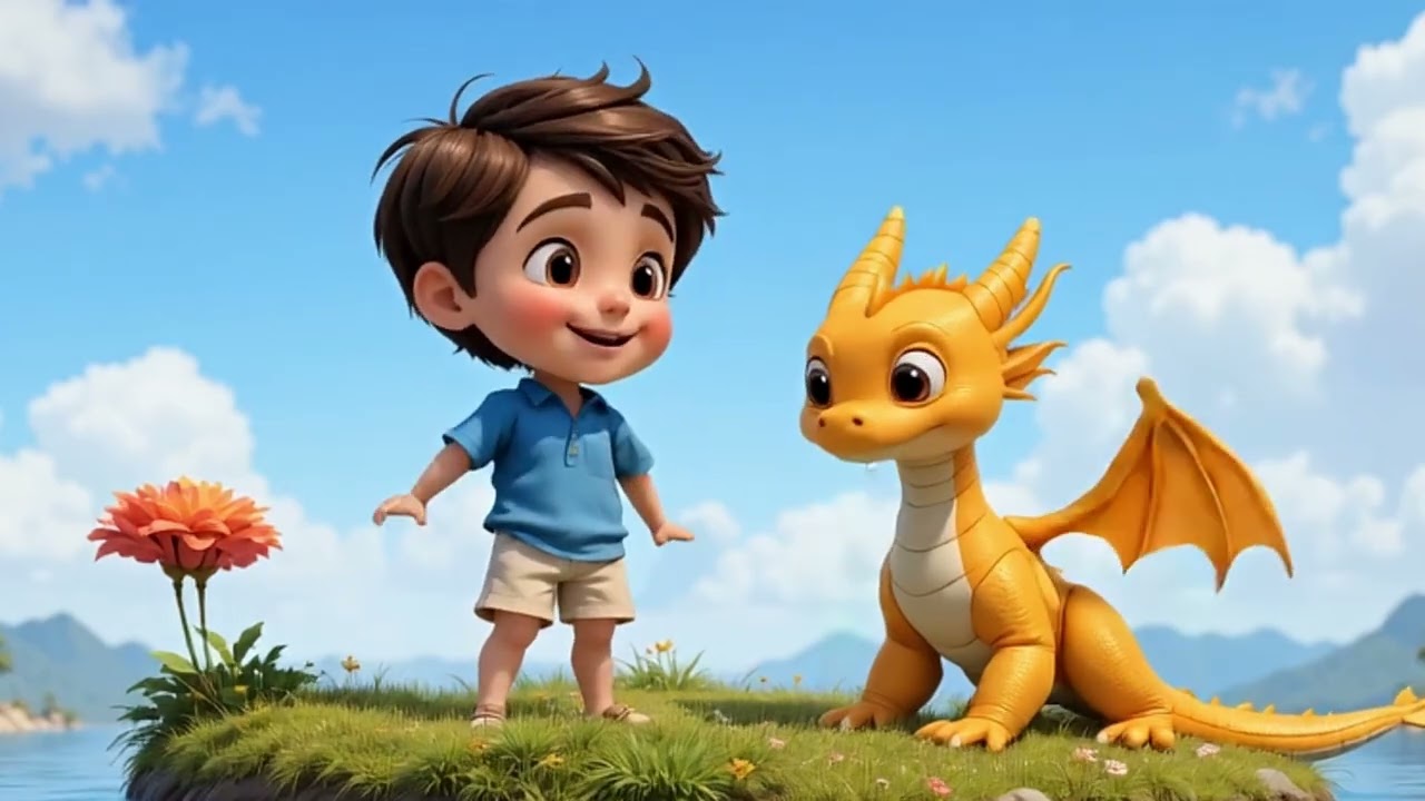 The Little Boy and the Magical Dragon World 🐉✨ 