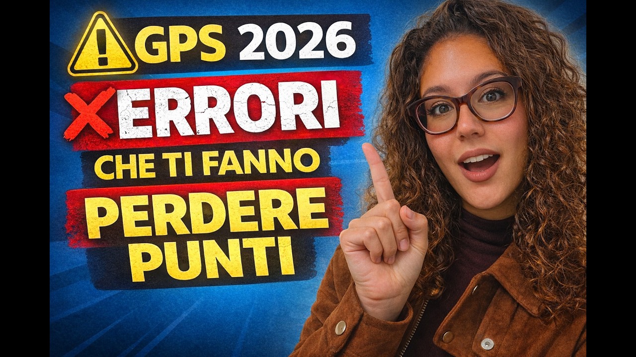 GPS 2026: questi errori nella domanda possono costarti la supplenza
