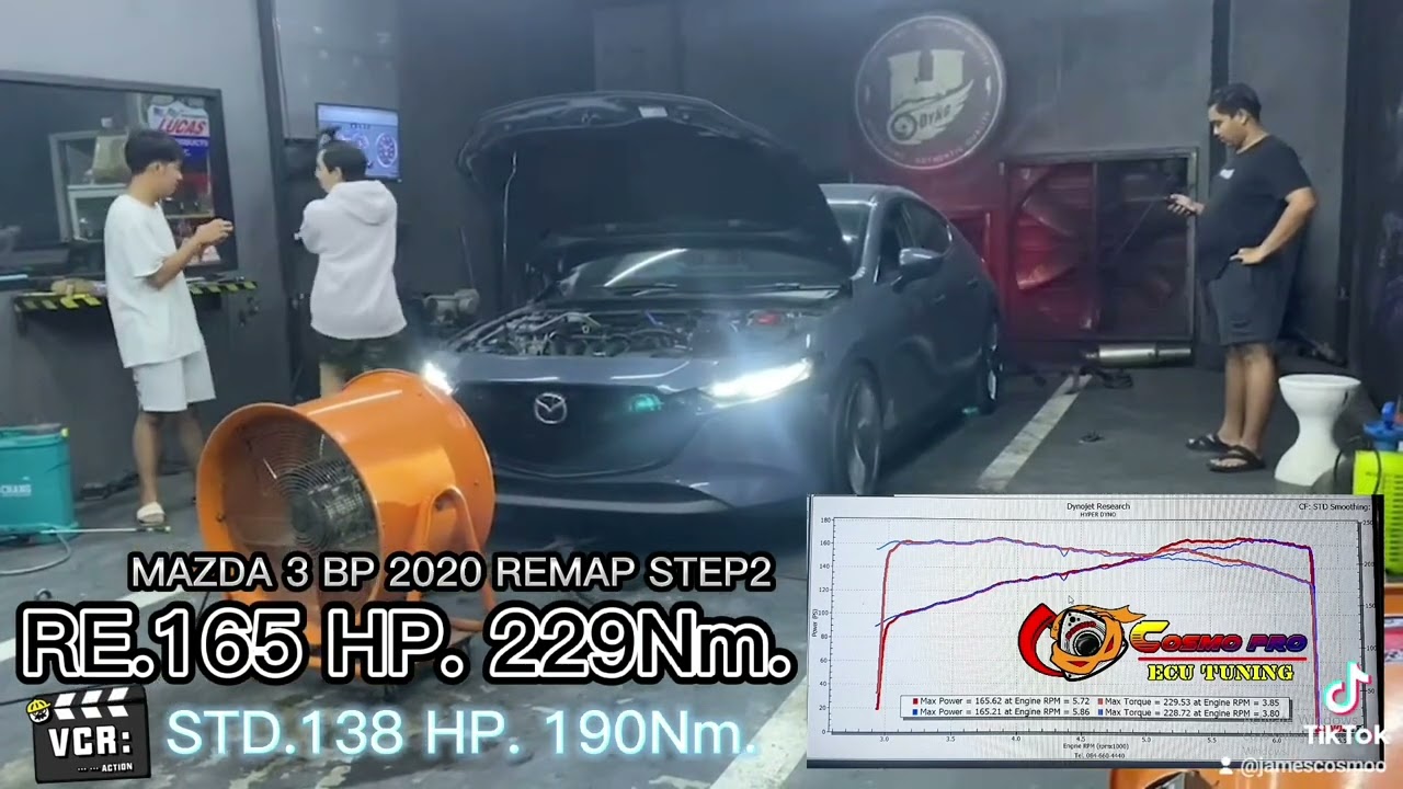 MAZDA 3 SKY 2020 REMAP STEP 2 BB!! @COSMOPROTUNING