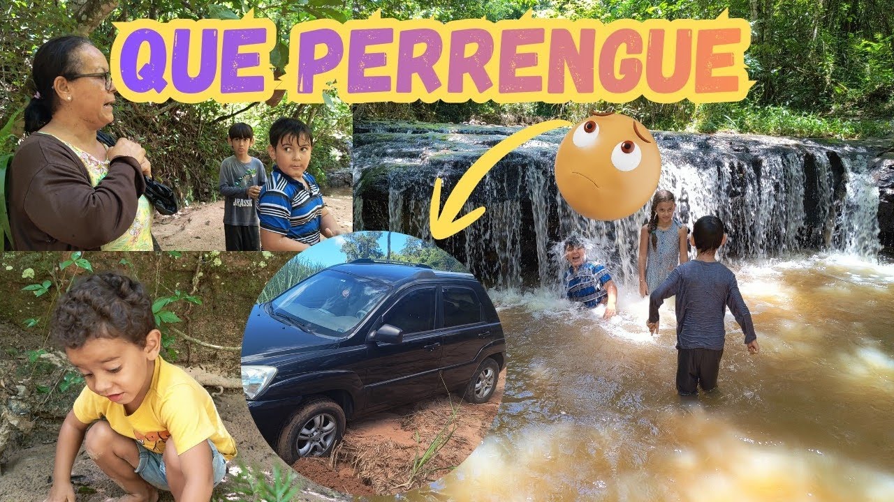 VLOG:FOI MUITO GOSTOSO ESSE PASSEIO NA MATA|QUASE DEU RUIM|ELES APROVEITARAM MUITO