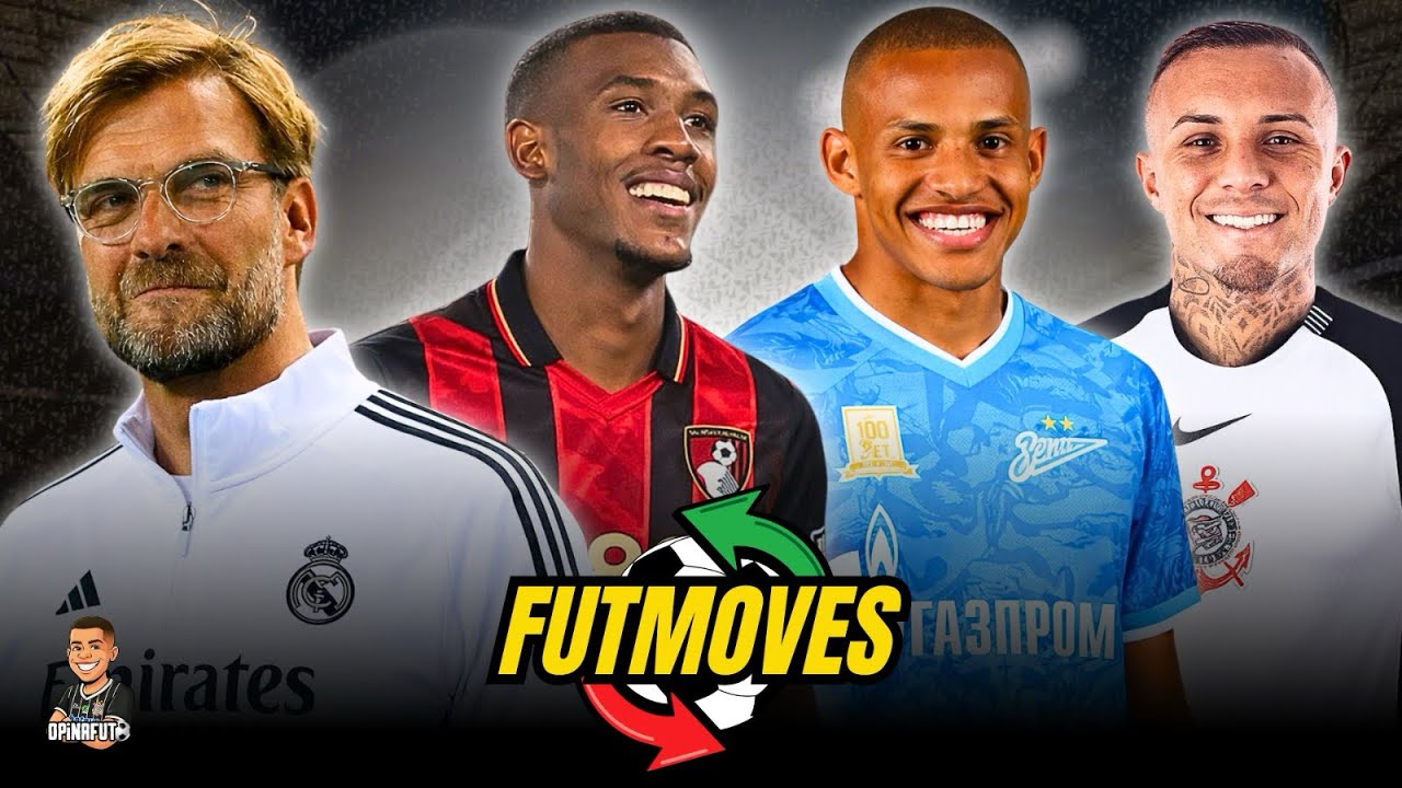 KLOPP NO REAL MADRID? | RAYAN É DO BOURNEMOUTH | JHON JHON NO ZENIT E MUITO + | FUTMOVES