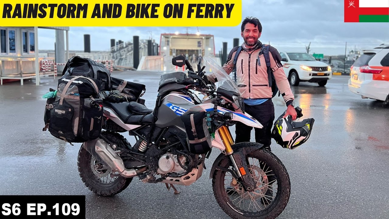 Taking the FERRY to Avoid two Border Crossings S06 EP.109 | MIDDLE EAST Motorcycle Tour