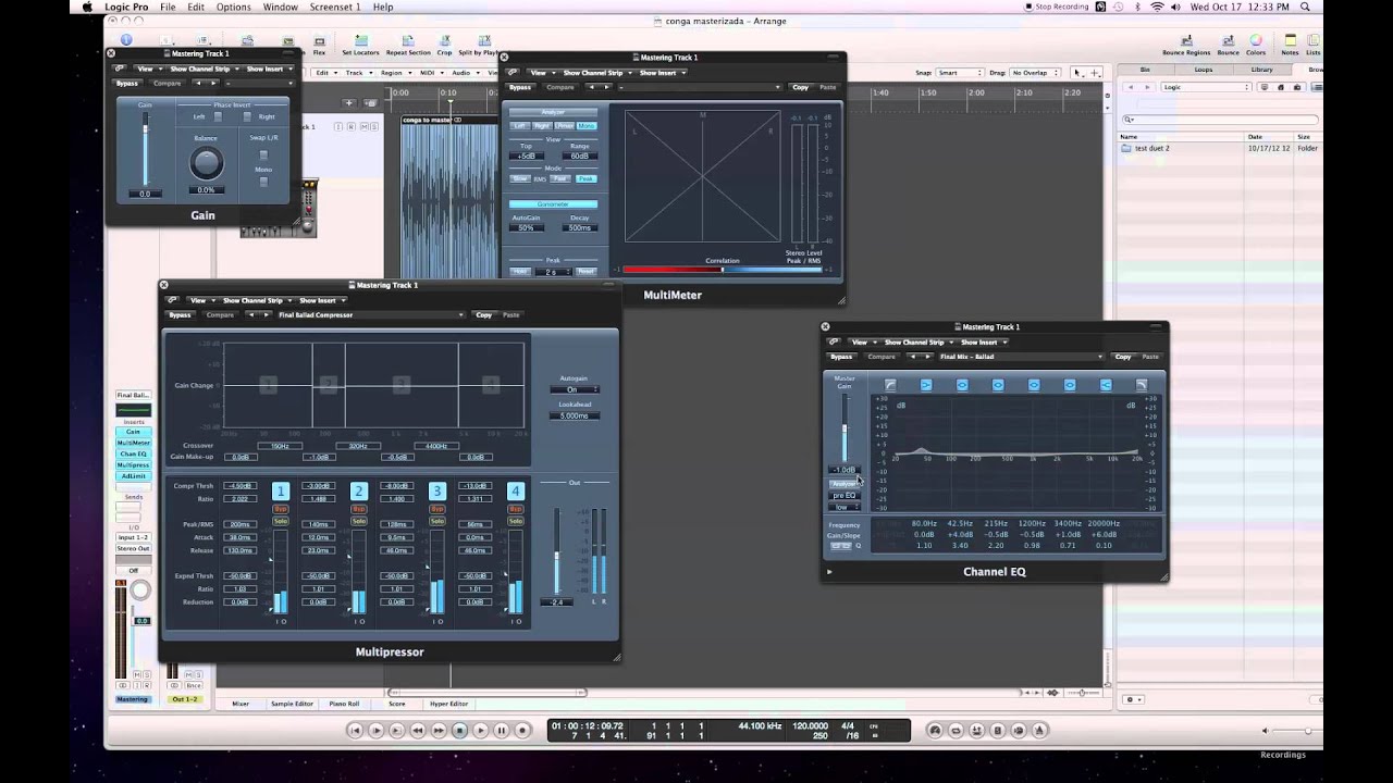 Como MASTERIZAR en LOGIC Pro - TUTORIAL