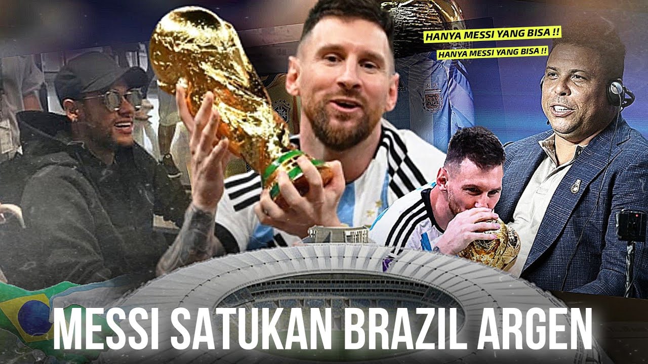 Messi Satukan Brazil dan Argentina: Ketika Brazil Meminta Jejak Kaki Messi diabadikan di Maracana