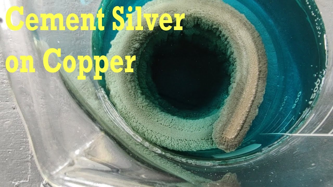 Silver Recovery by Cementation on Copper #silver #preciousmetals