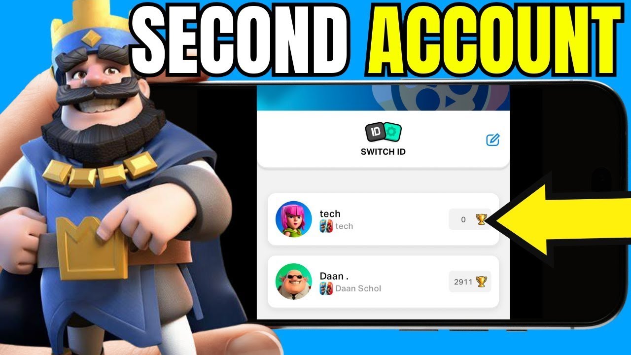 Как создать второй аккаунт в Clash Royale (новинка 2026 года)