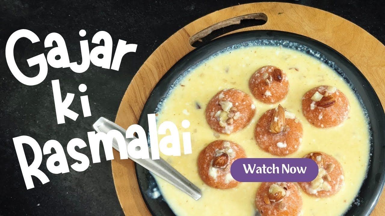 Gajar ki rasmalai recipe.✨👌