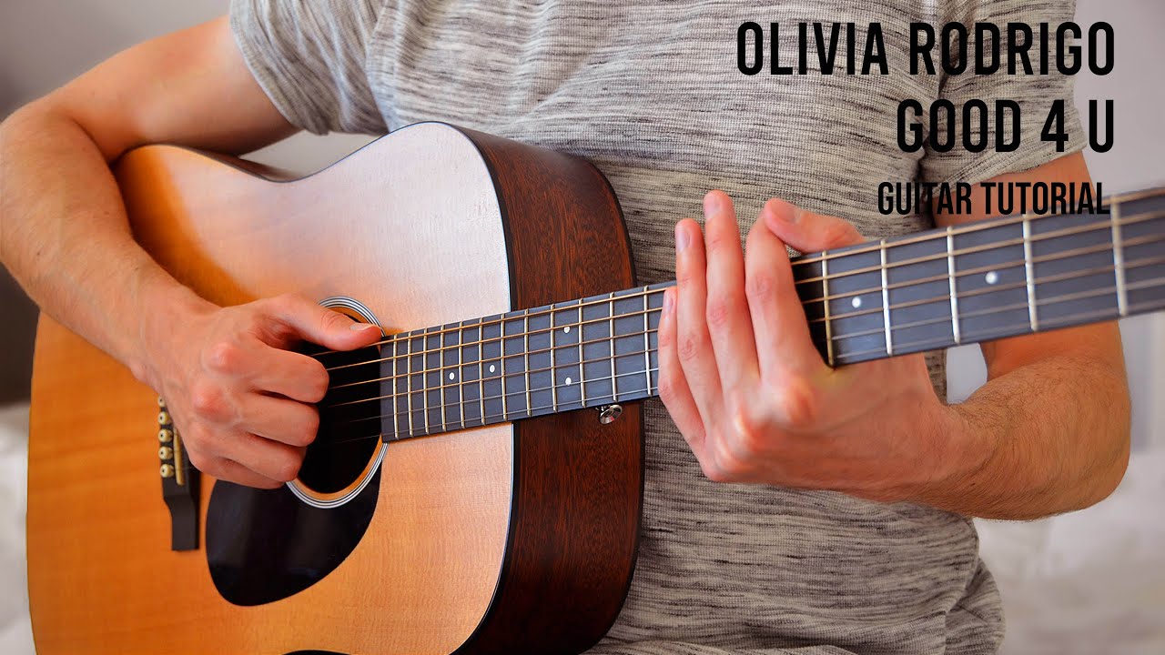 Olivia Rodrigo - good 4 u EASY Guitar Tutorial With Chords / Lyrics