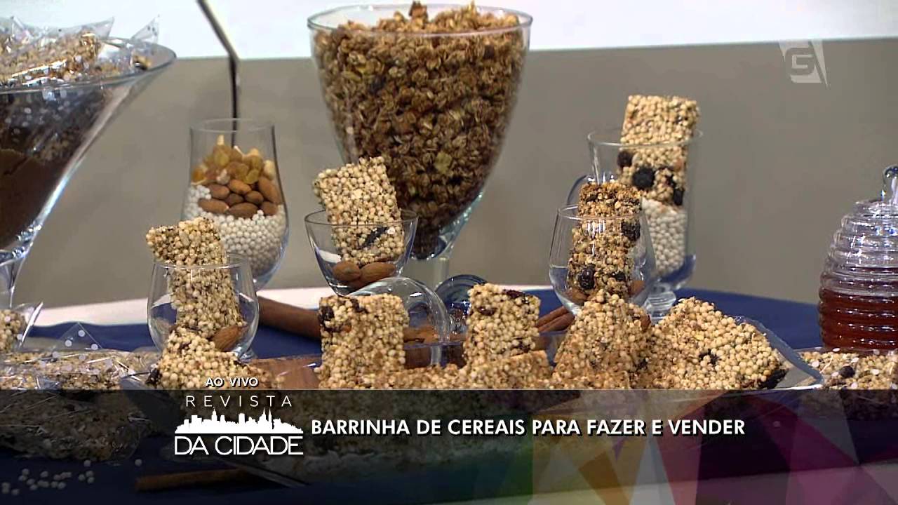 Revista da Cidade - Barrinhas de Cereais para fazer e vender (29/03/16)
