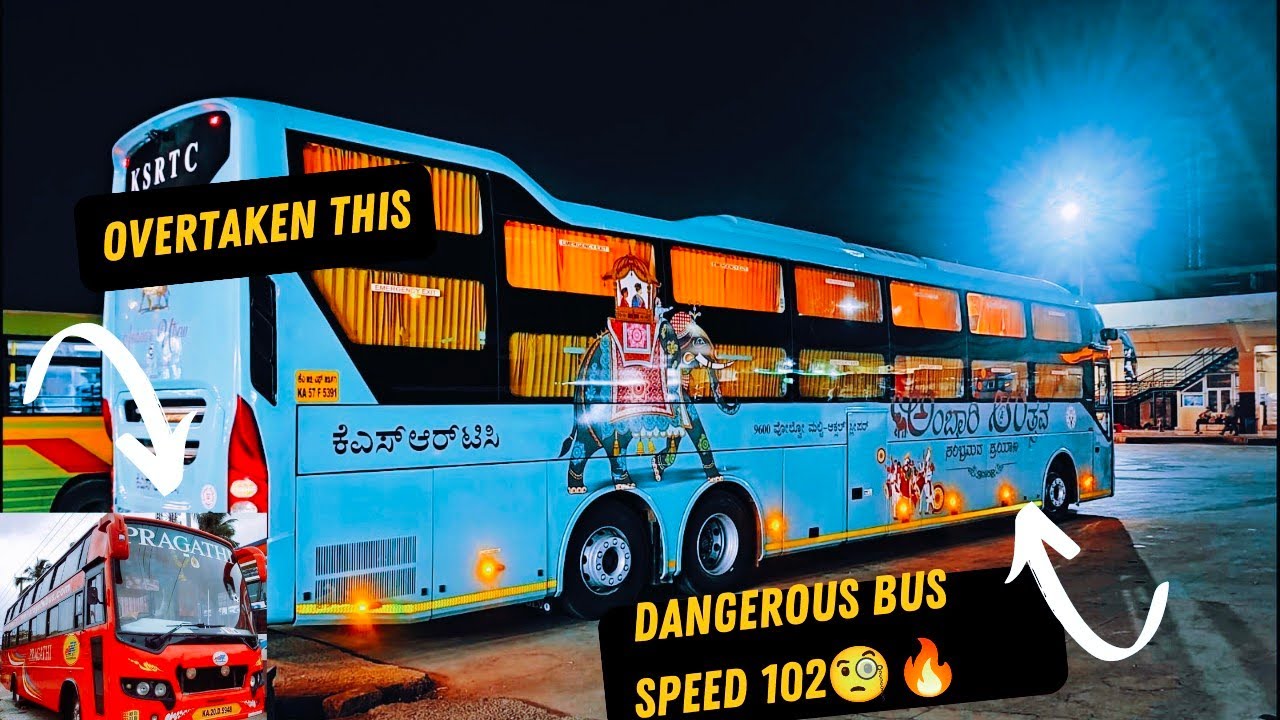 KSRTC AMBARI UTSAV BANGALORE TO Mangalore #ash2travel #busride #bus #buscabinride #volvobus