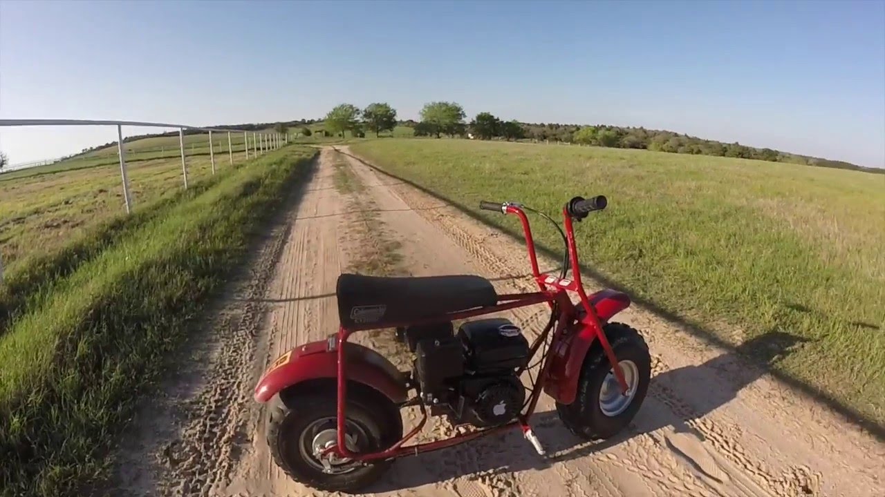 Coleman CT200U Gas-Bike Review + Startup & Ride!