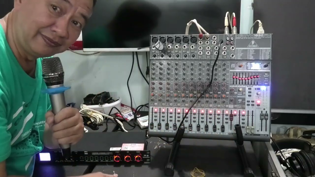 Kết Nối Effect Rời - Vào Mixer Behringer Xenyx 1832FX