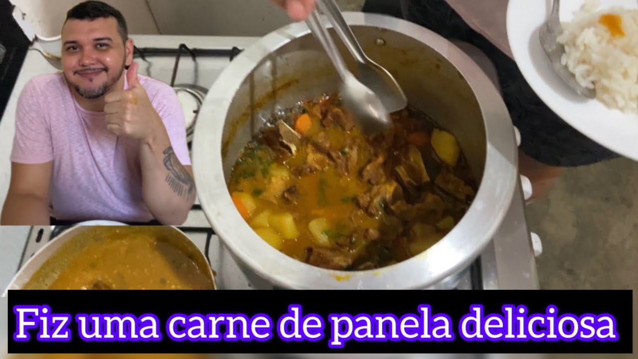 Fiz uma carne de panela deliciosa😋