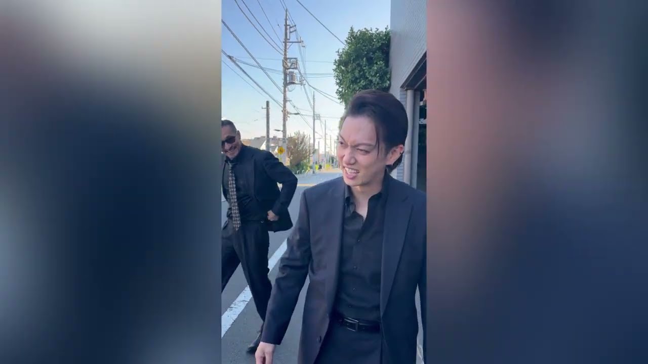 【激短メイキング】「日本統一」の撮影現場で鍛えられる喜矢武さん