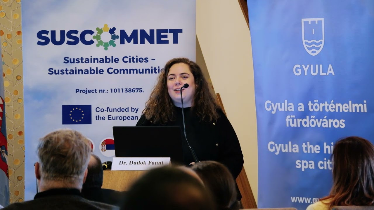 SUSCOMNET-Gyula: Dr. Dudok Fanni: Gamifikált utak a fenntarthatóság felé
