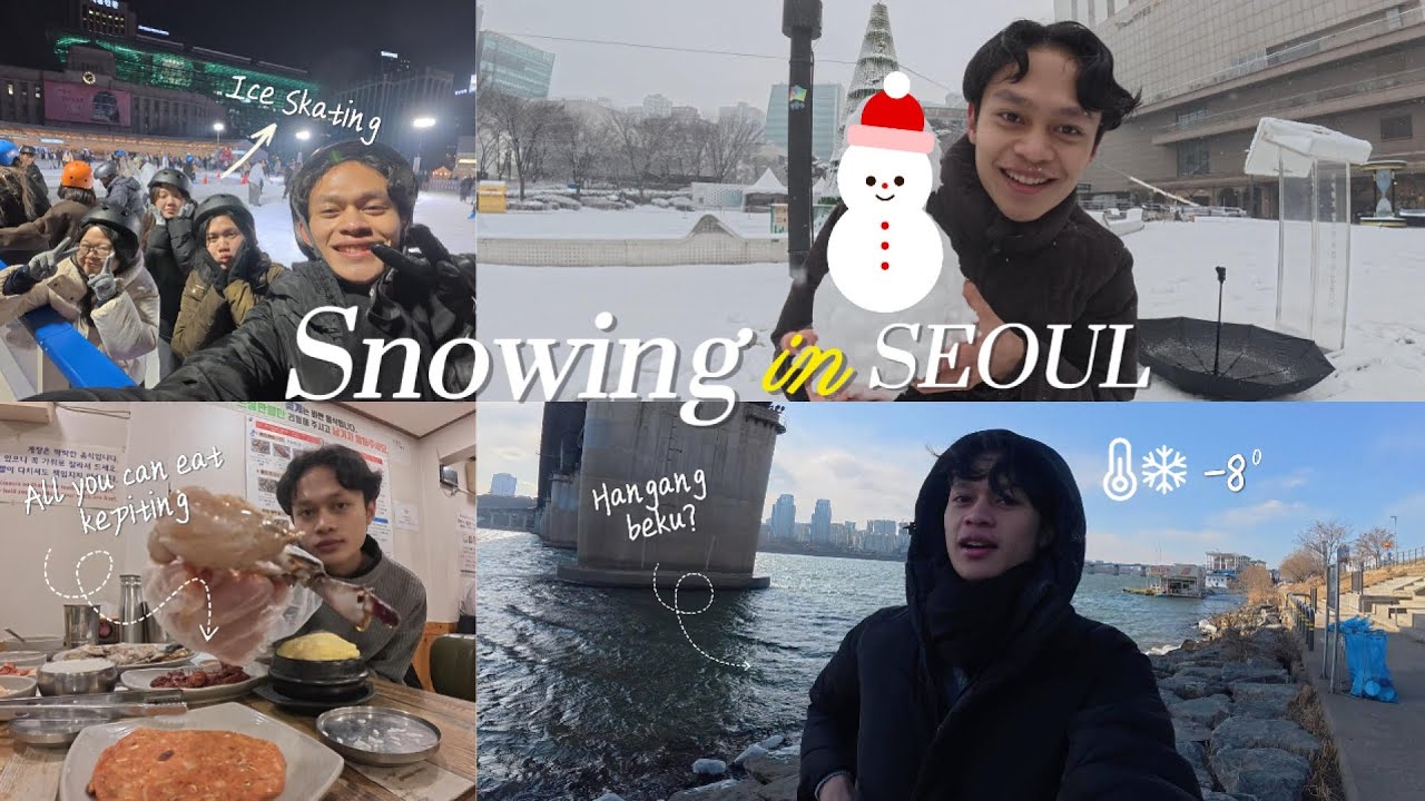 7 Tempat RECOMMENDED Musim Salju di Seoul! Ssaemvlog #5