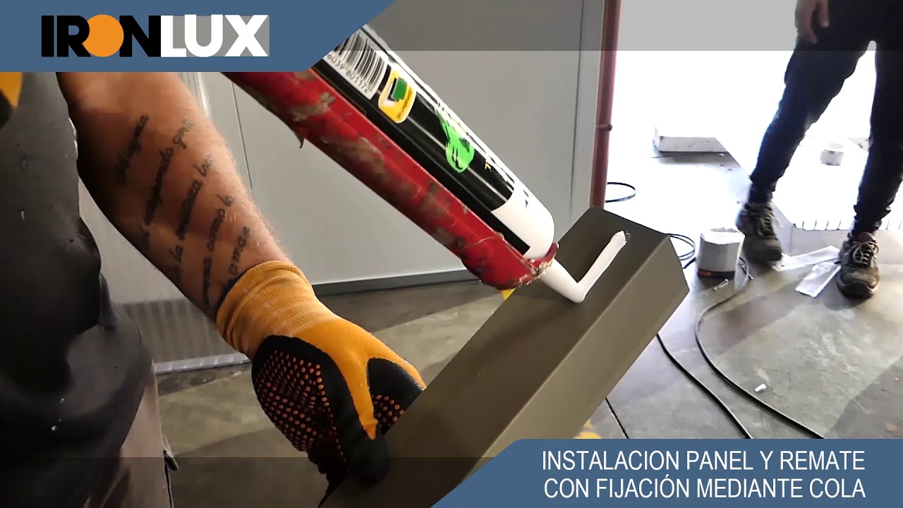 Cómo instalar un panel sándwich fachada con adhesivo HTExpress - Paso a paso