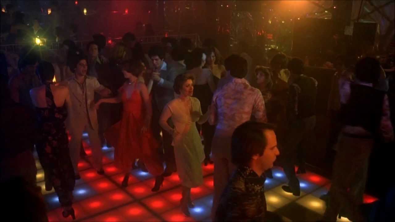 Saturday Night Fever (Disco Inferno The Trammps) John Travolta dancing HD 1080 with Lyrics