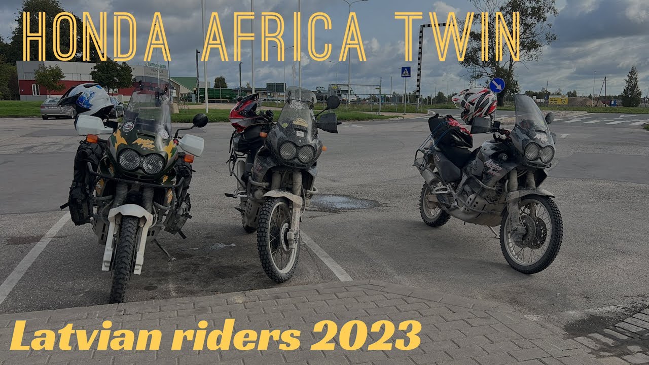 Honda Africa Twin Latvian riders 2023