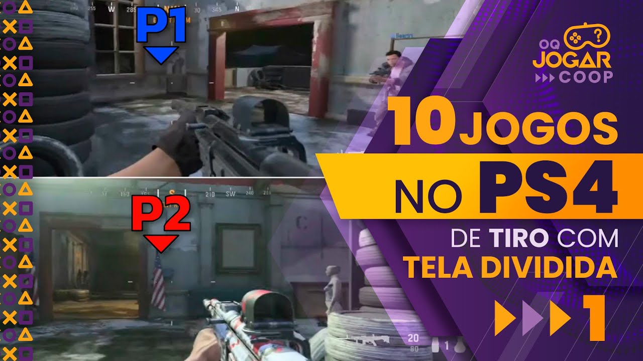 10 Jogos de Tiro (Shooter) com Tela Dividida/Split-Screen para PS4 | 2-4 Jogadores COOP LOCAL